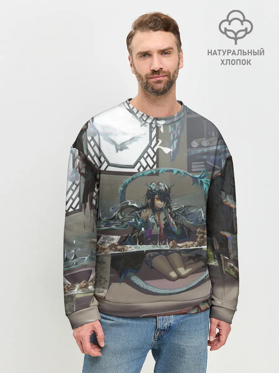 Мужской свитшот базовый / Arknights Clay