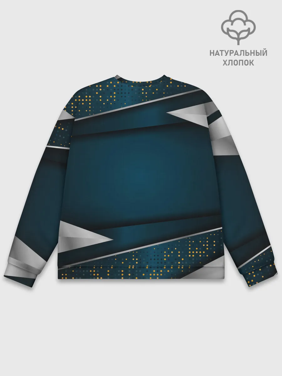 Мужской свитшот базовый / 3D luxury sport style Золото