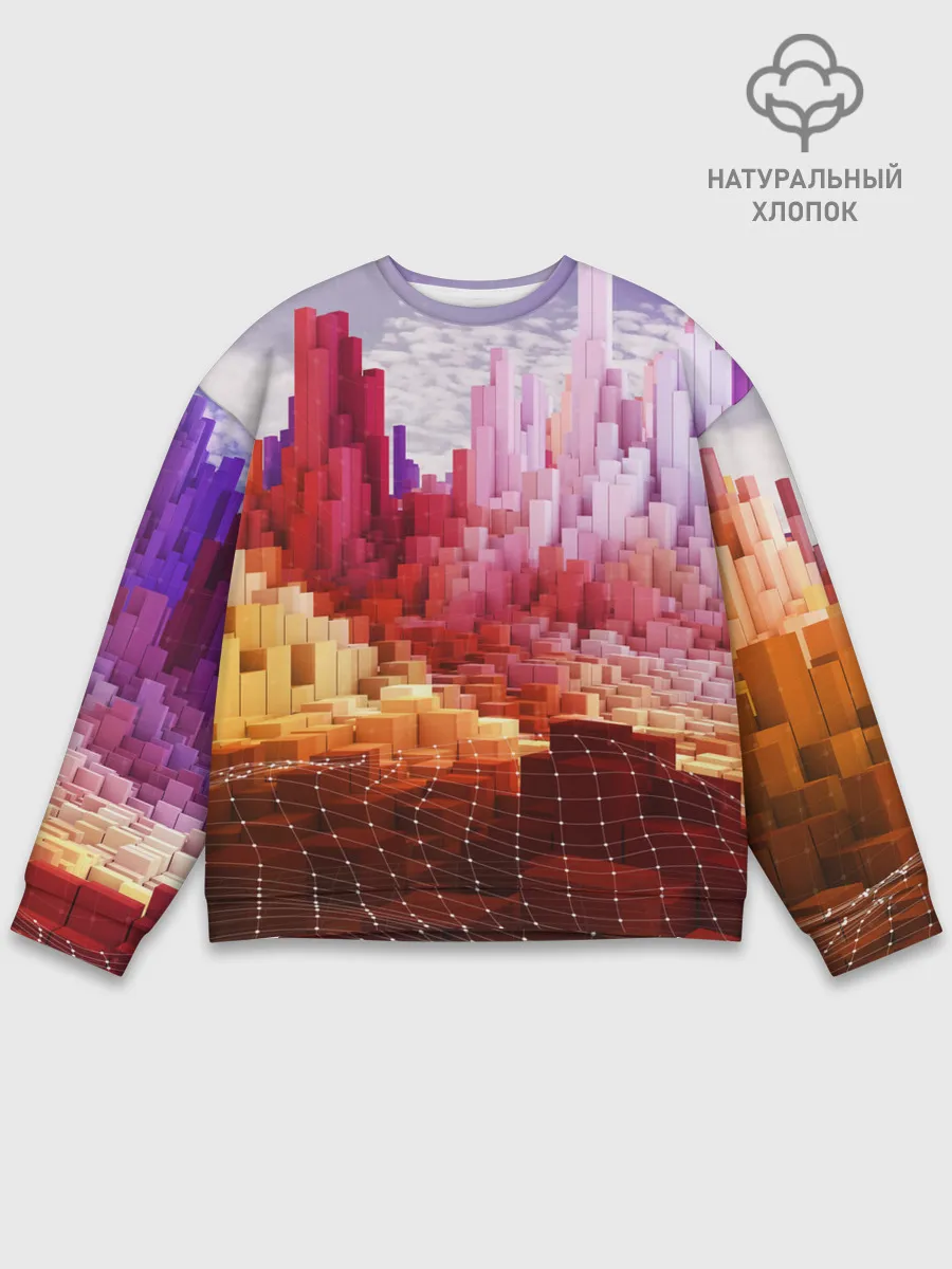 Мужской свитшот базовый / Симуляция города