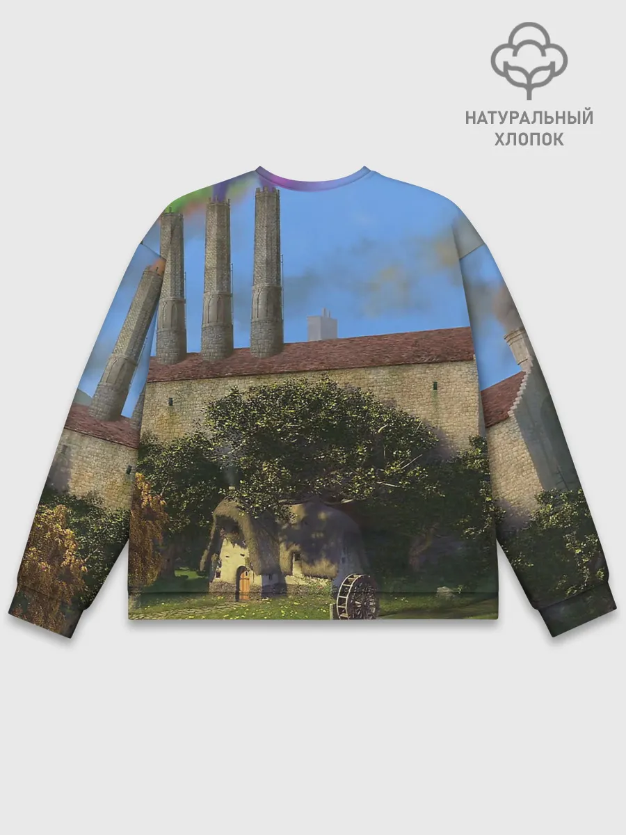 Мужской свитшот базовый / Шрек, Кот и Осёл