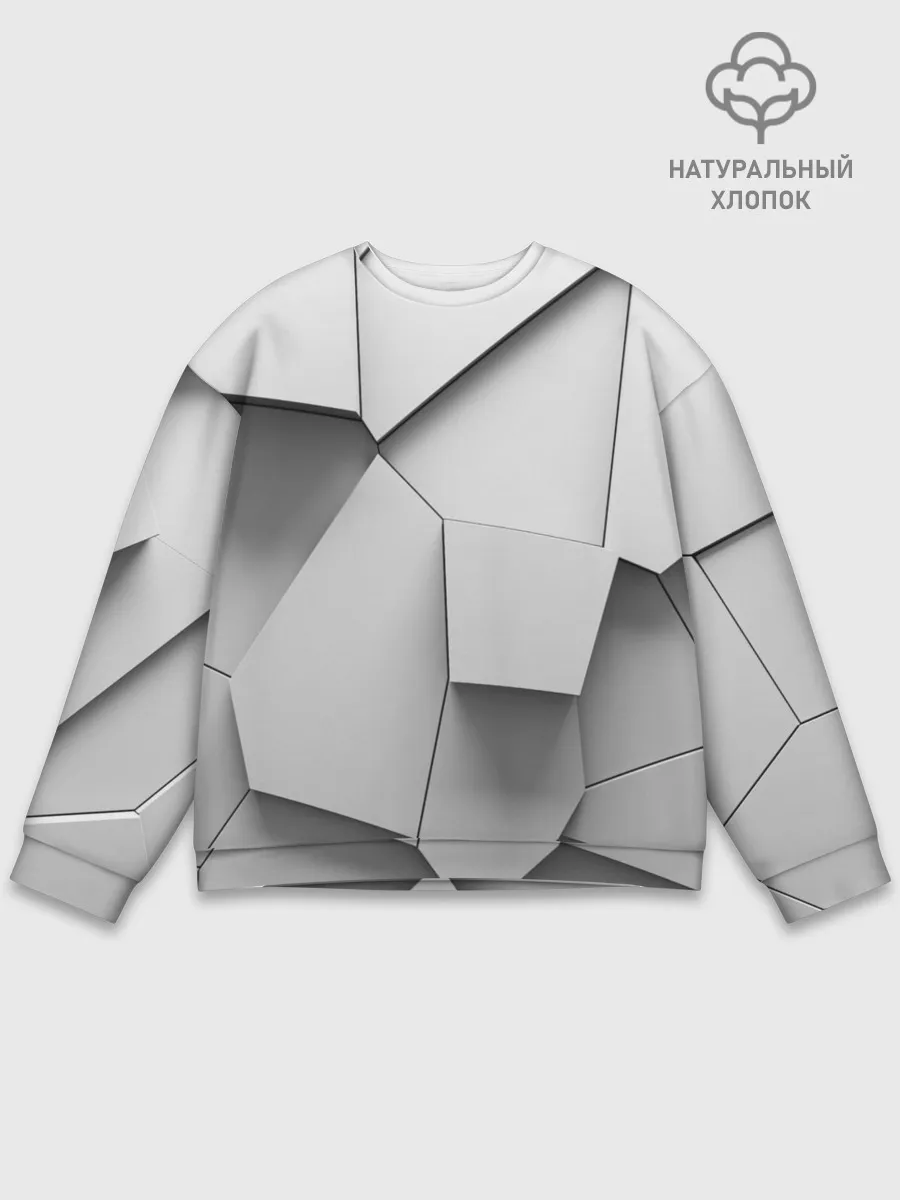 Мужской свитшот базовый / Слом плитки