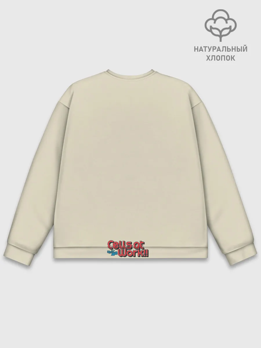 Мужской свитшот базовый / Blood cell