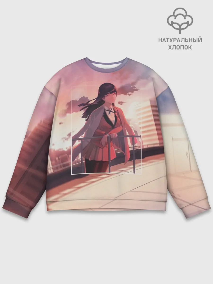 Мужской свитшот базовый / Kakegurui Yumeko Jabami art