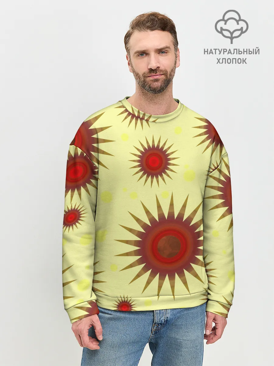 Мужской свитшот базовый / солнце | Sun