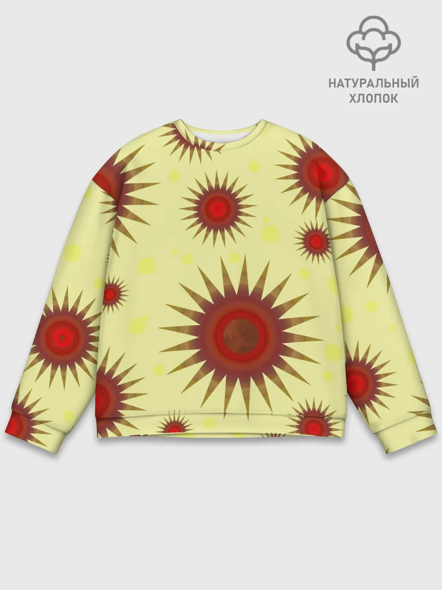 Мужской свитшот базовый / солнце | Sun