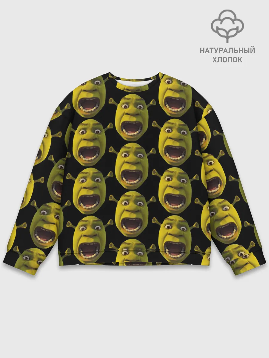 Мужской свитшот базовый / ШРЕК НАВСЕГДА