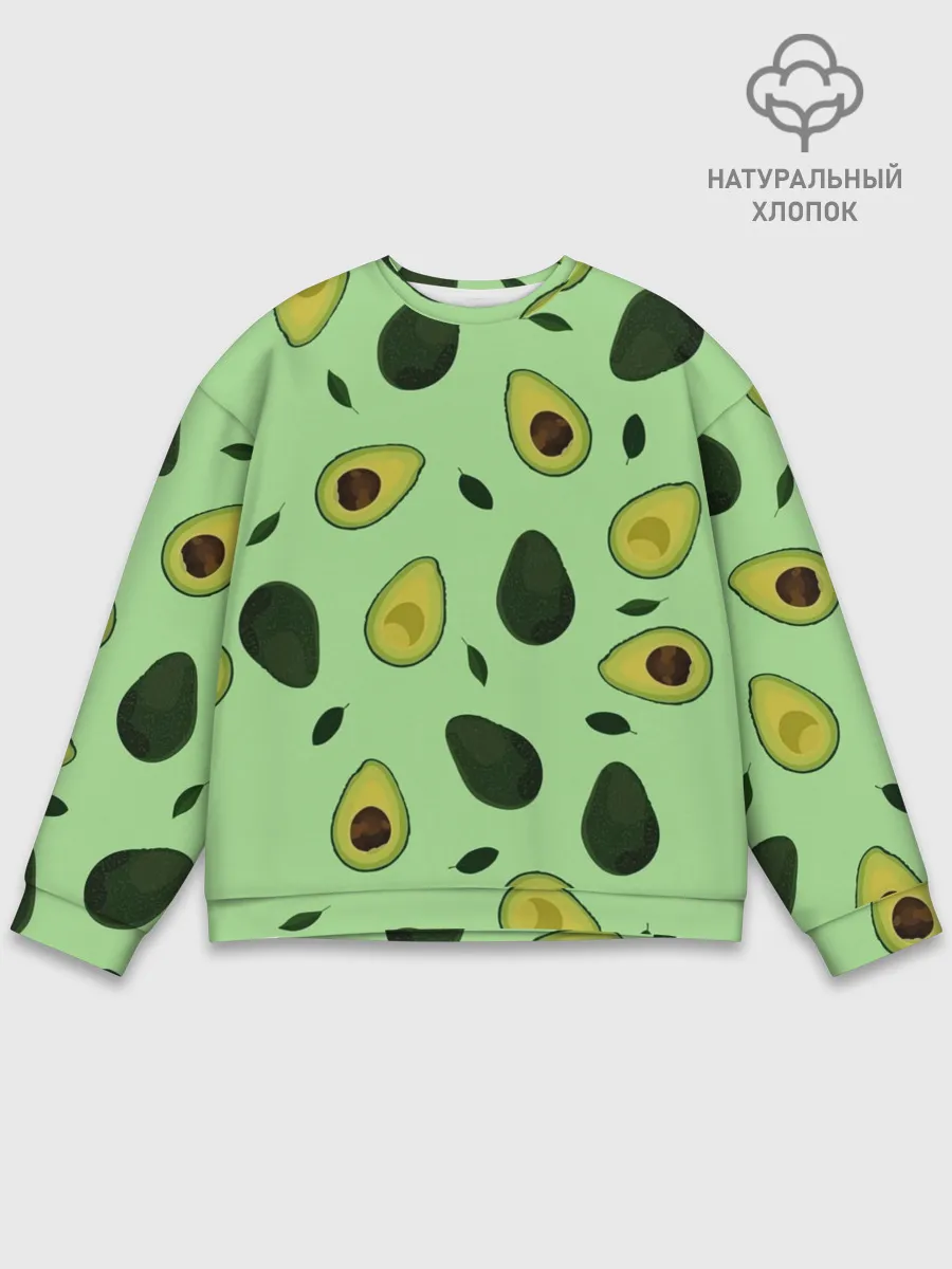 Мужской свитшот базовый / Авокадо