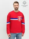 Мужской свитшот базовый / Сборная Сербии.