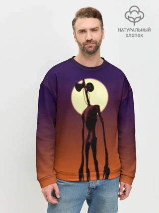 Мужской свитшот базовый / Сиреноголовый | Хоррор