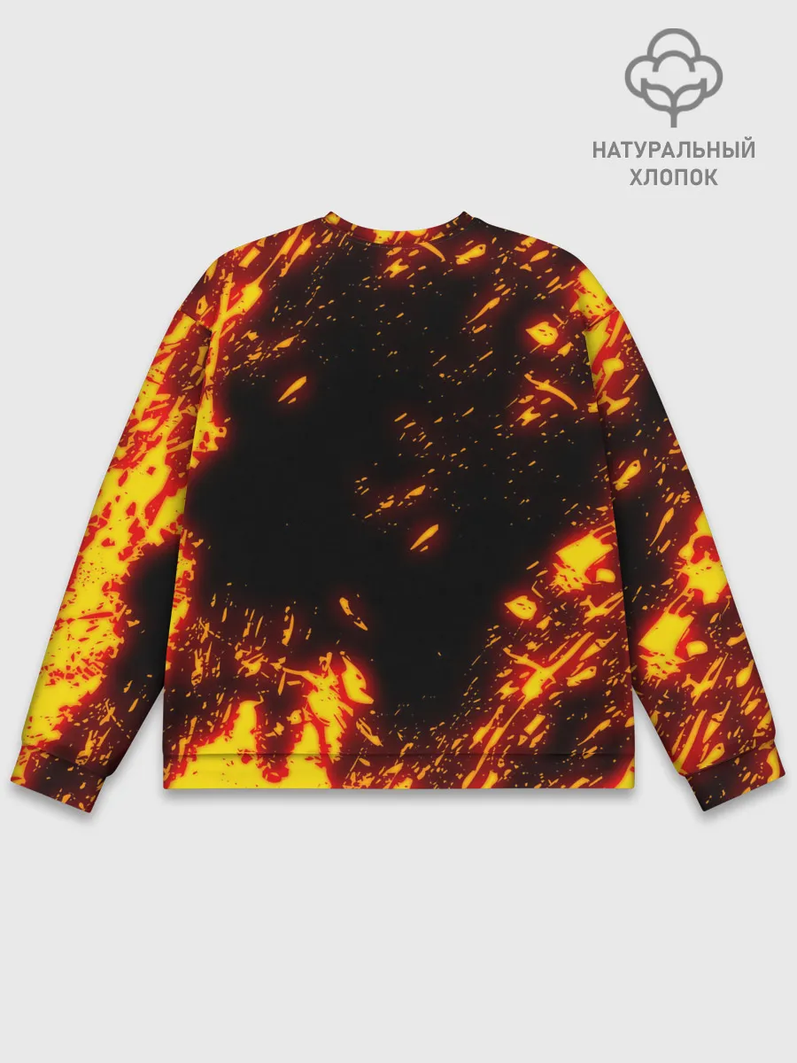 Мужской свитшот базовый / Geometry Dash | Demon