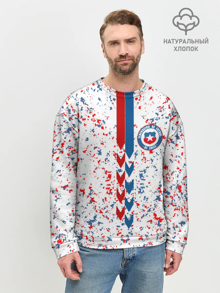 Мужской свитшот базовый / Сборная Чили.