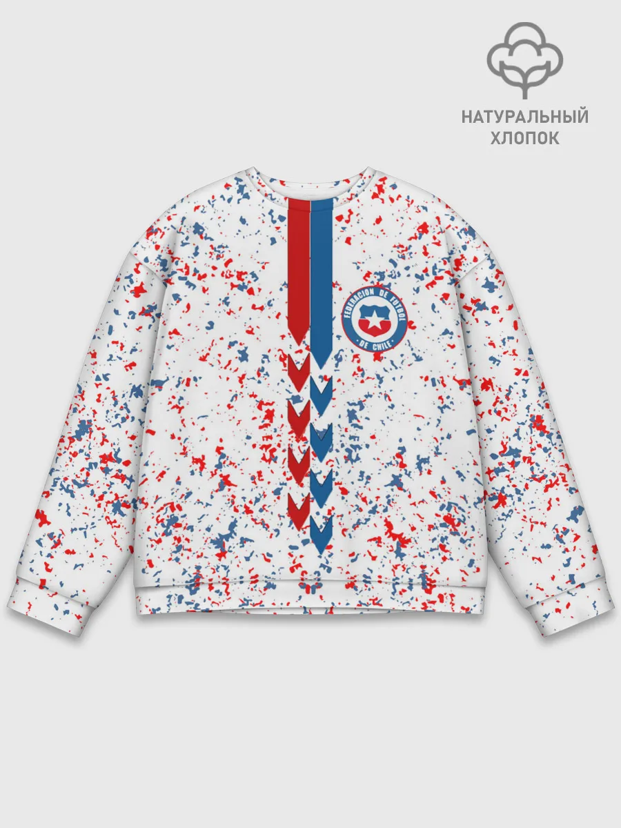Мужской свитшот базовый / Сборная Чили.