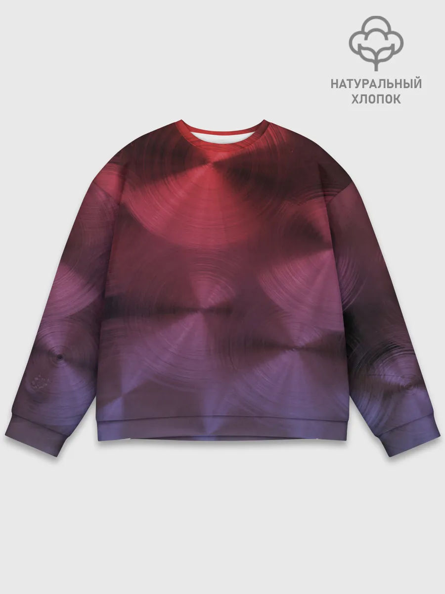 Мужской свитшот базовый / metal texture with circles