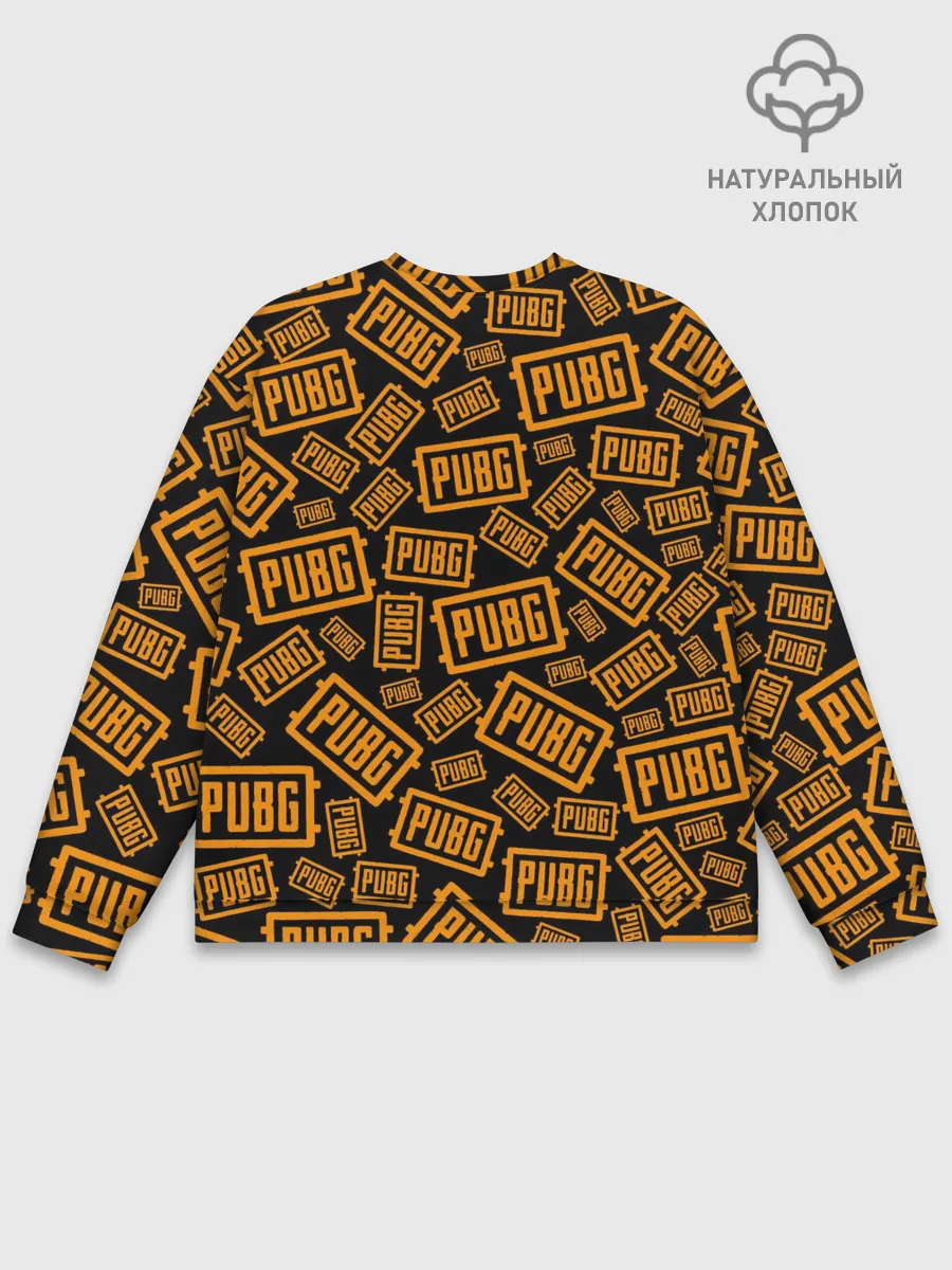 Мужской свитшот базовый / PUBG / ПАБГ / УЗОР