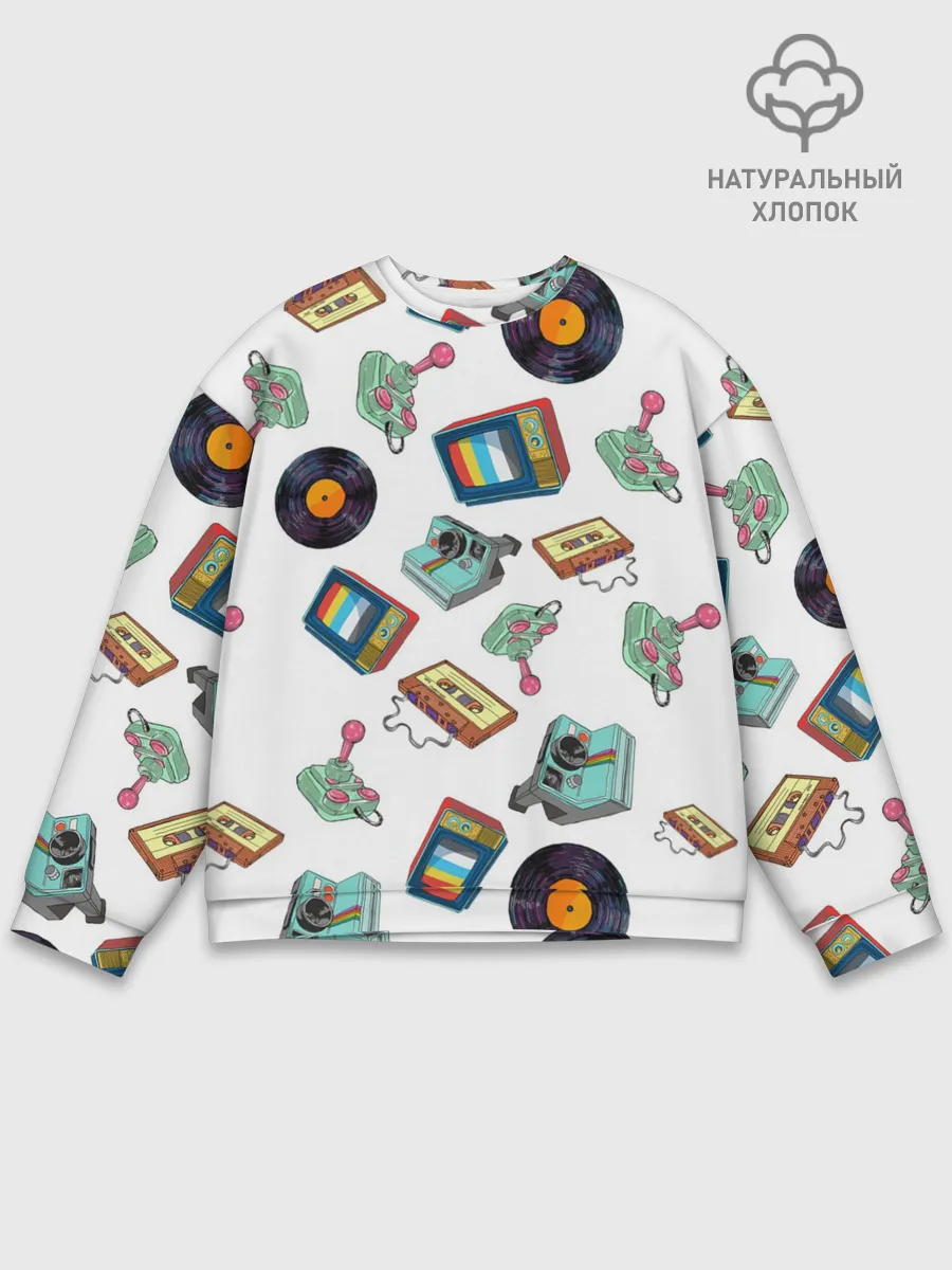 Мужской свитшот базовый / Стиль 80х