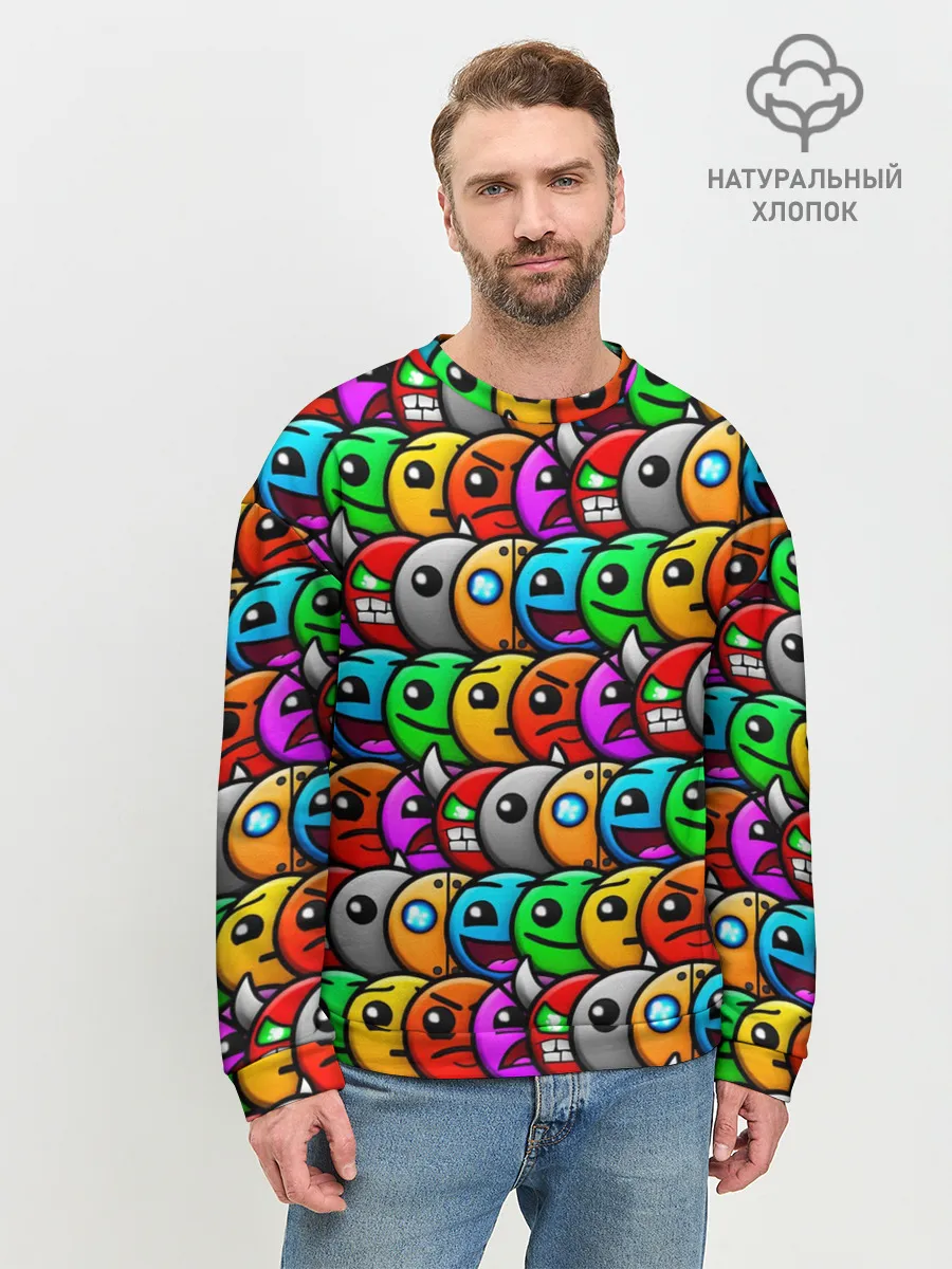 Мужской свитшот базовый / GEOMETRY DASH