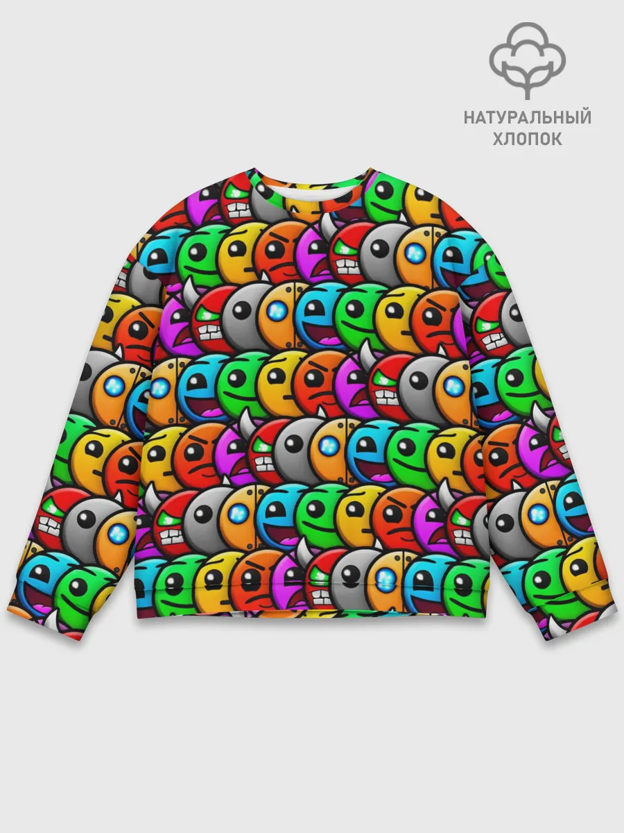 Мужской свитшот базовый / GEOMETRY DASH