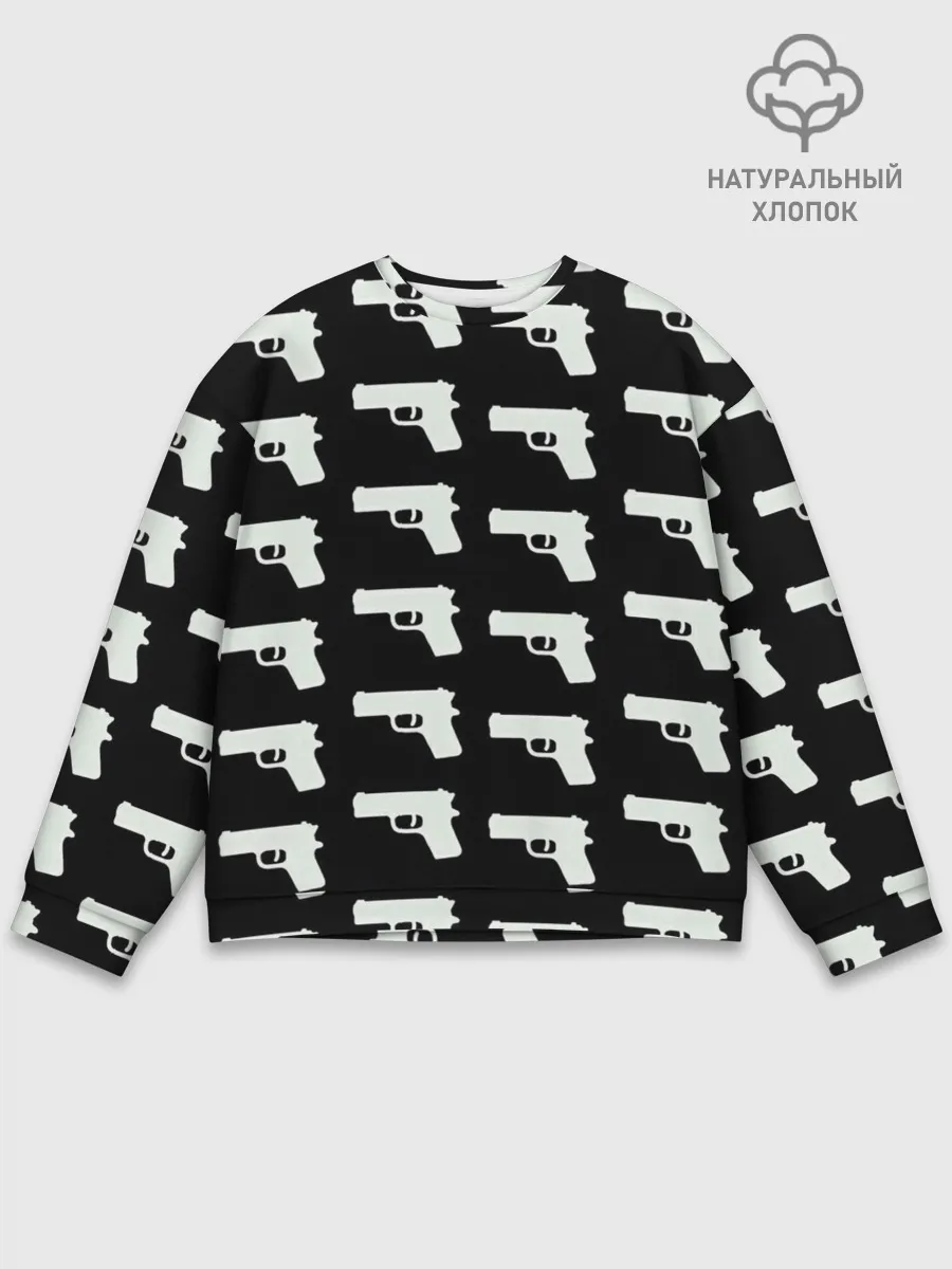 Мужской свитшот базовый / Пистолеты