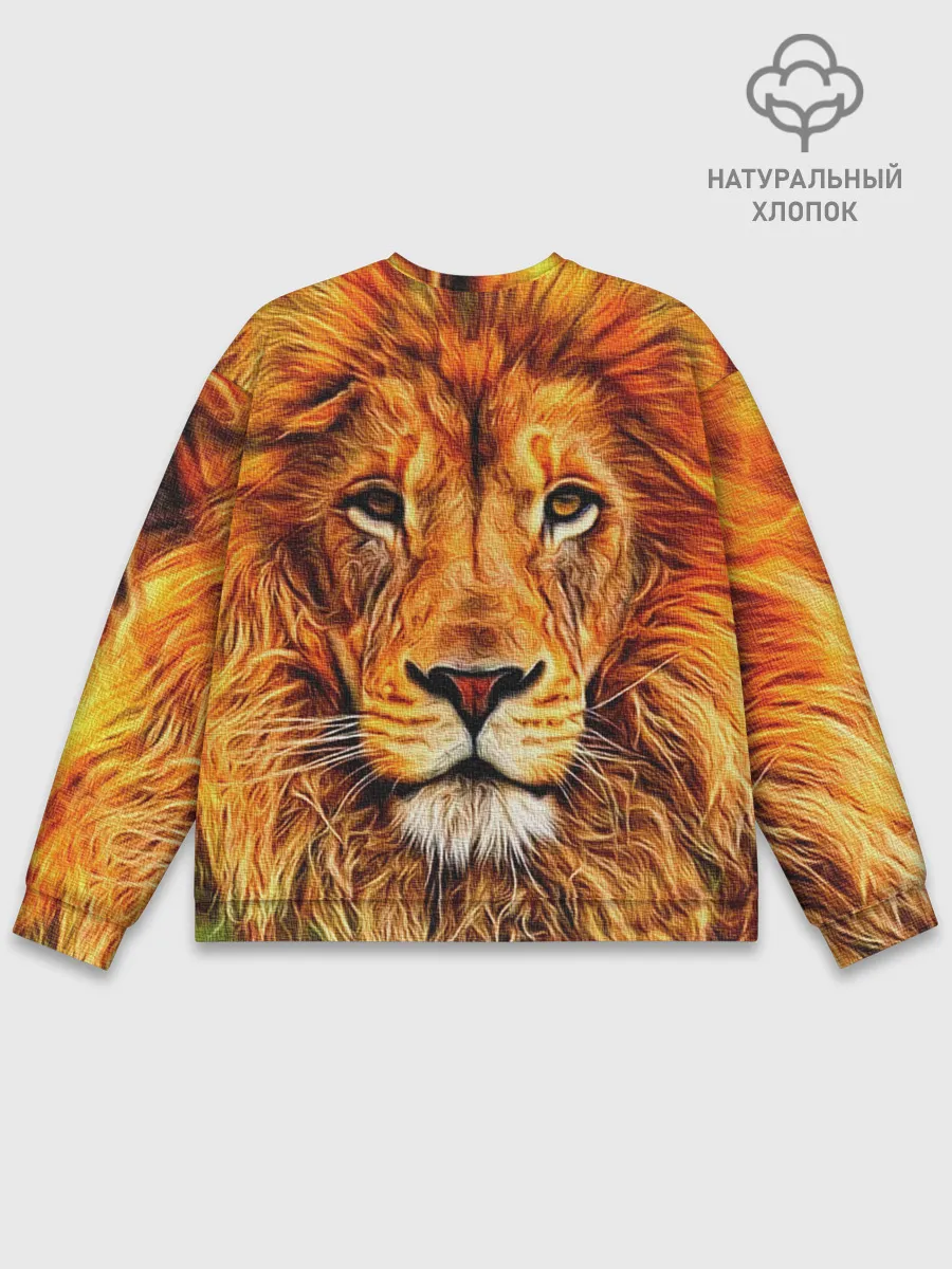 Мужской свитшот базовый / LION