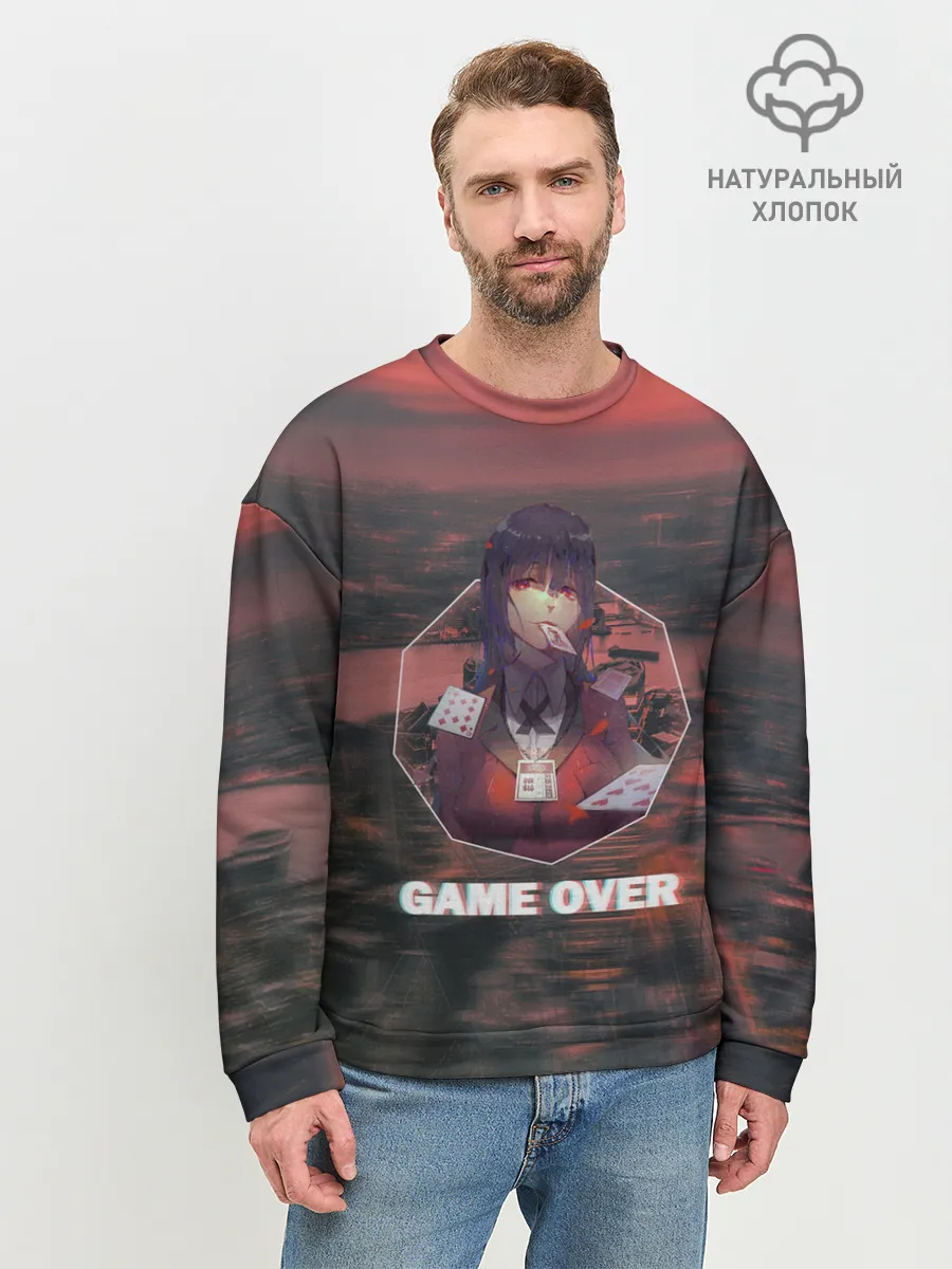 Мужской свитшот базовый / Kakegurui Yumeko Jabami art