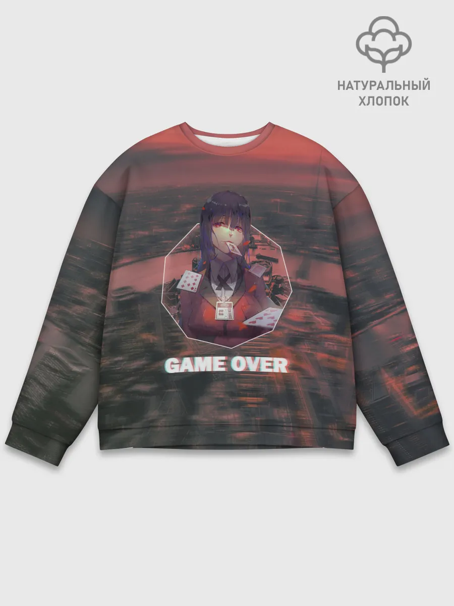 Мужской свитшот базовый / Kakegurui Yumeko Jabami art