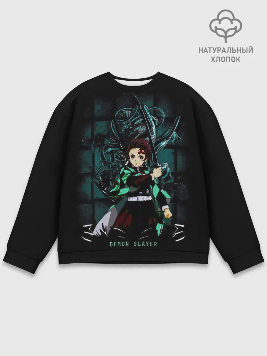 Мужской свитшот базовый / Demon Slayer: Kimetsu no Yaiba