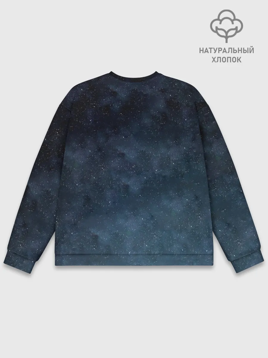 Мужской свитшот базовый / Космонавт