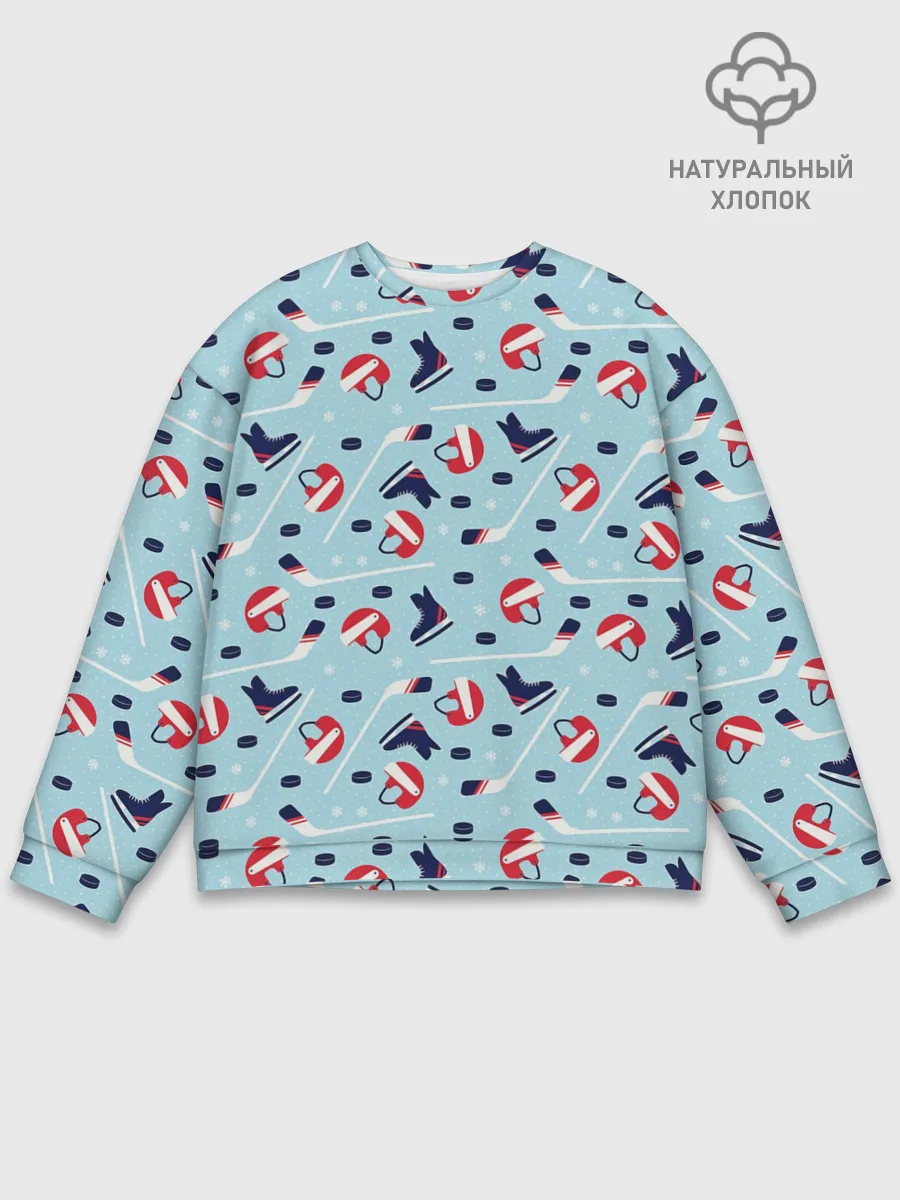 Мужской свитшот базовый / Hockey Pattern