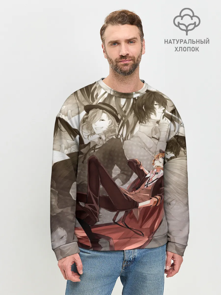 Мужской свитшот базовый / Чуя Накахара