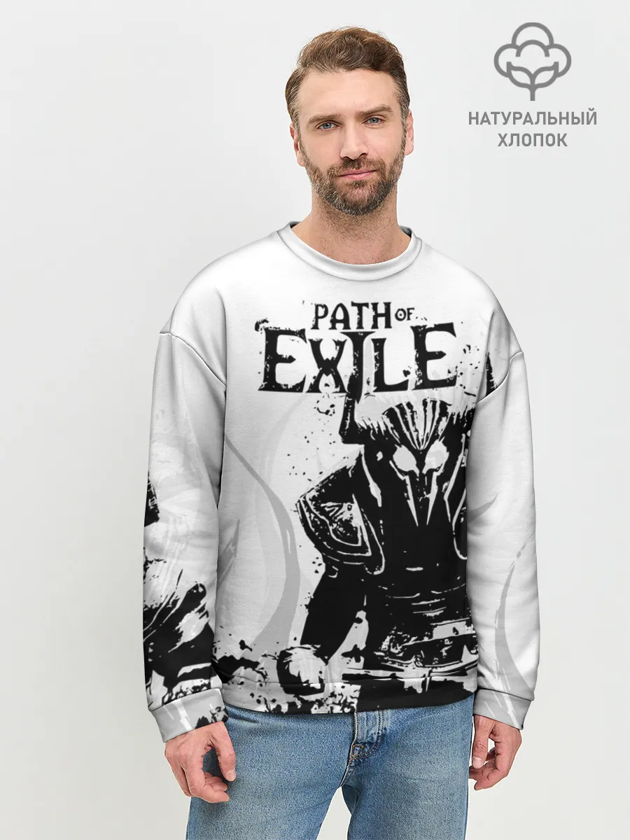 Мужской свитшот базовый / PATCH OF EXILE WARRIOR