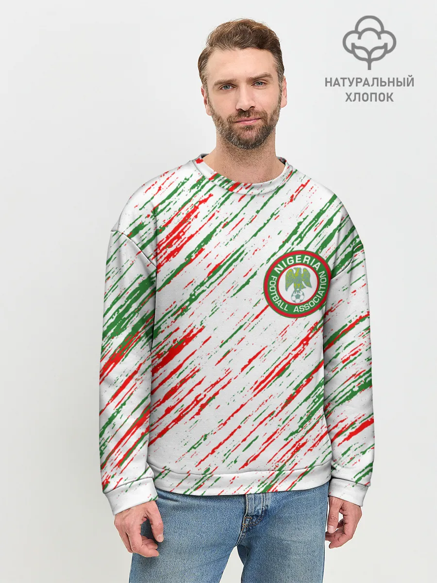 Мужской свитшот базовый / Сборная Нигерии