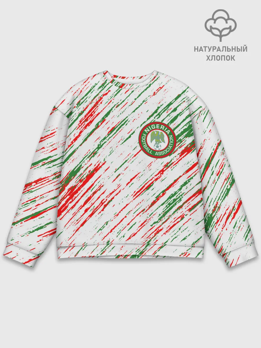 Мужской свитшот базовый / Сборная Нигерии