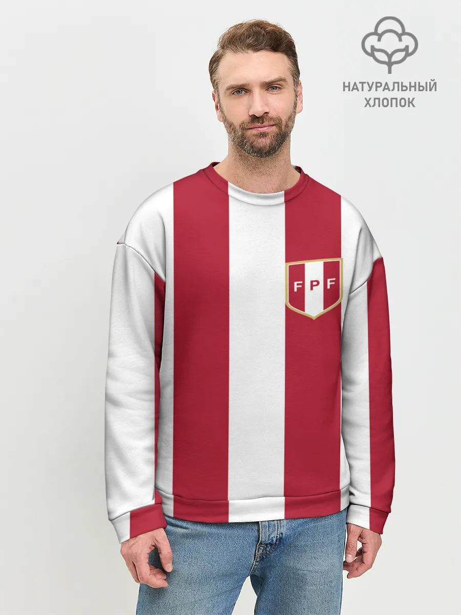 Мужской свитшот базовый / Сборная Перу.