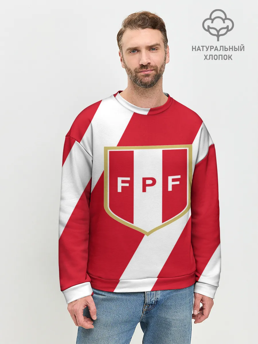 Мужской свитшот базовый / Сборная Перу