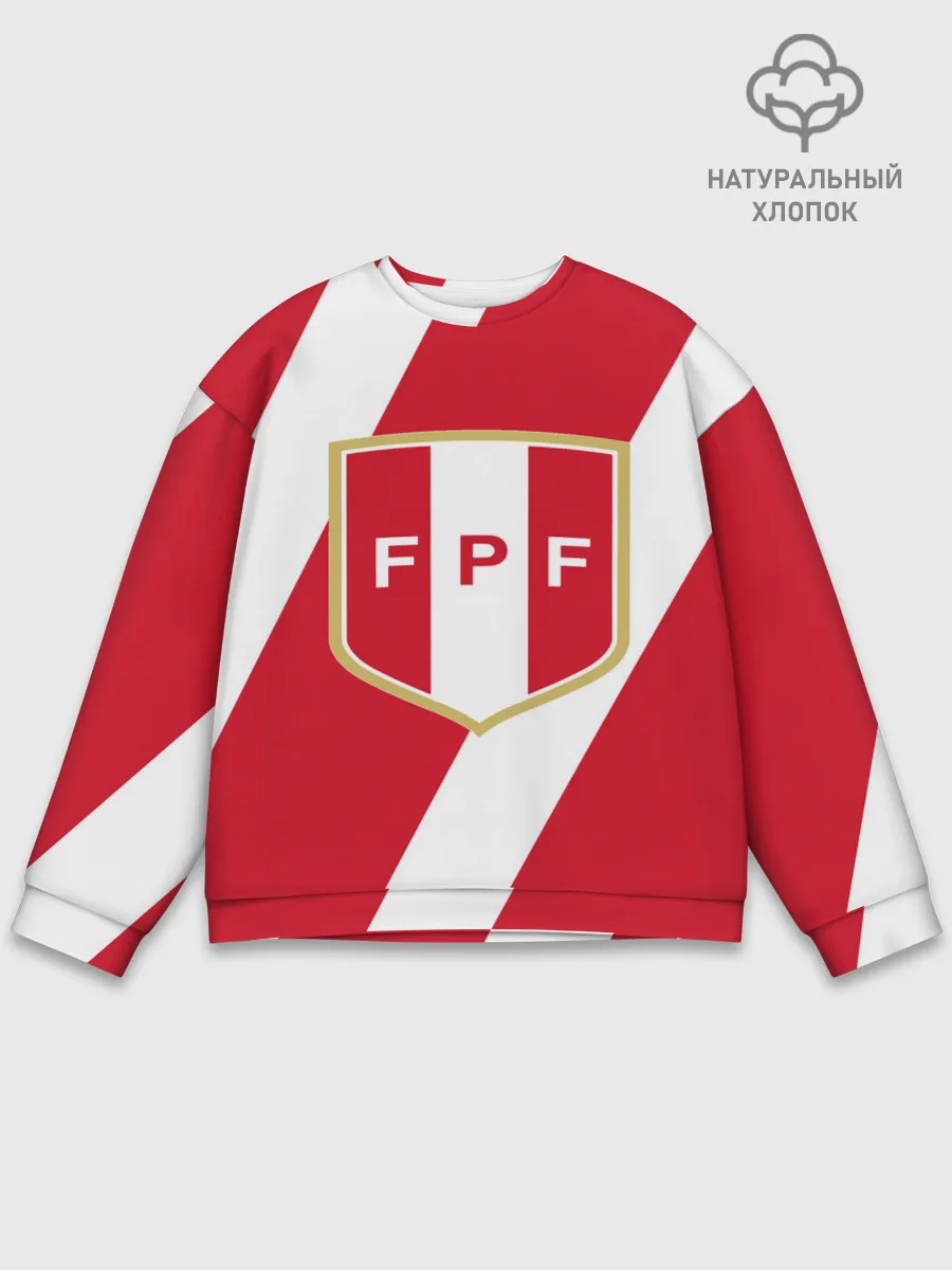 Мужской свитшот базовый / Сборная Перу