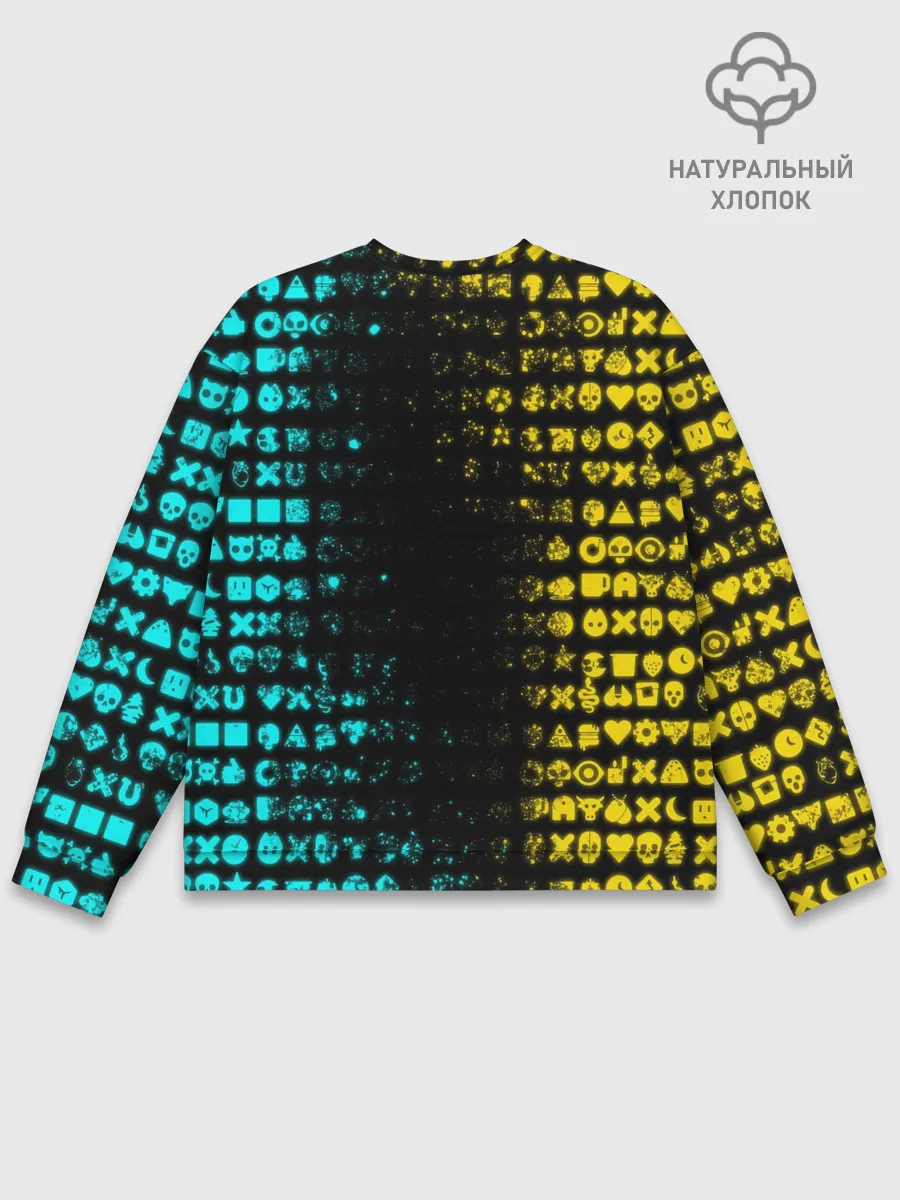 Мужской свитшот базовый / ЛЮБОВЬ СМЕРТЬ И РОБОТЫ