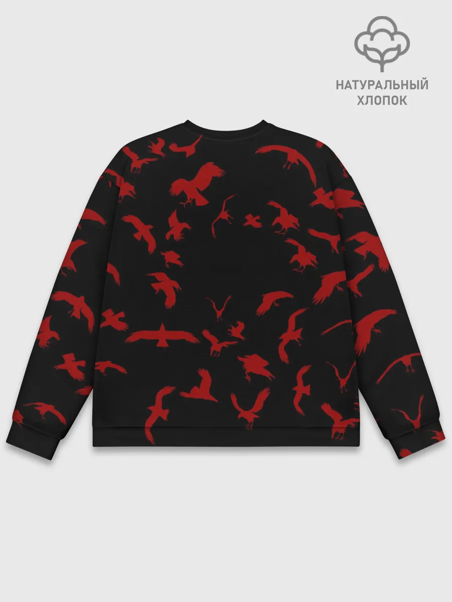 Мужской свитшот базовый / Итачи Вороны Аниме