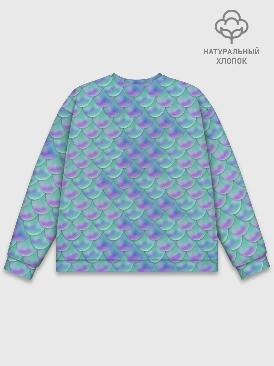 Мужской свитшот базовый / РУСАЛКА | ЧЕШУЯ