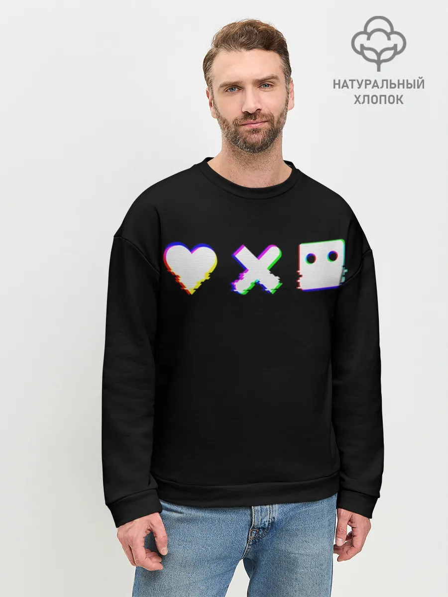Мужской свитшот базовый / Love Death and Robots