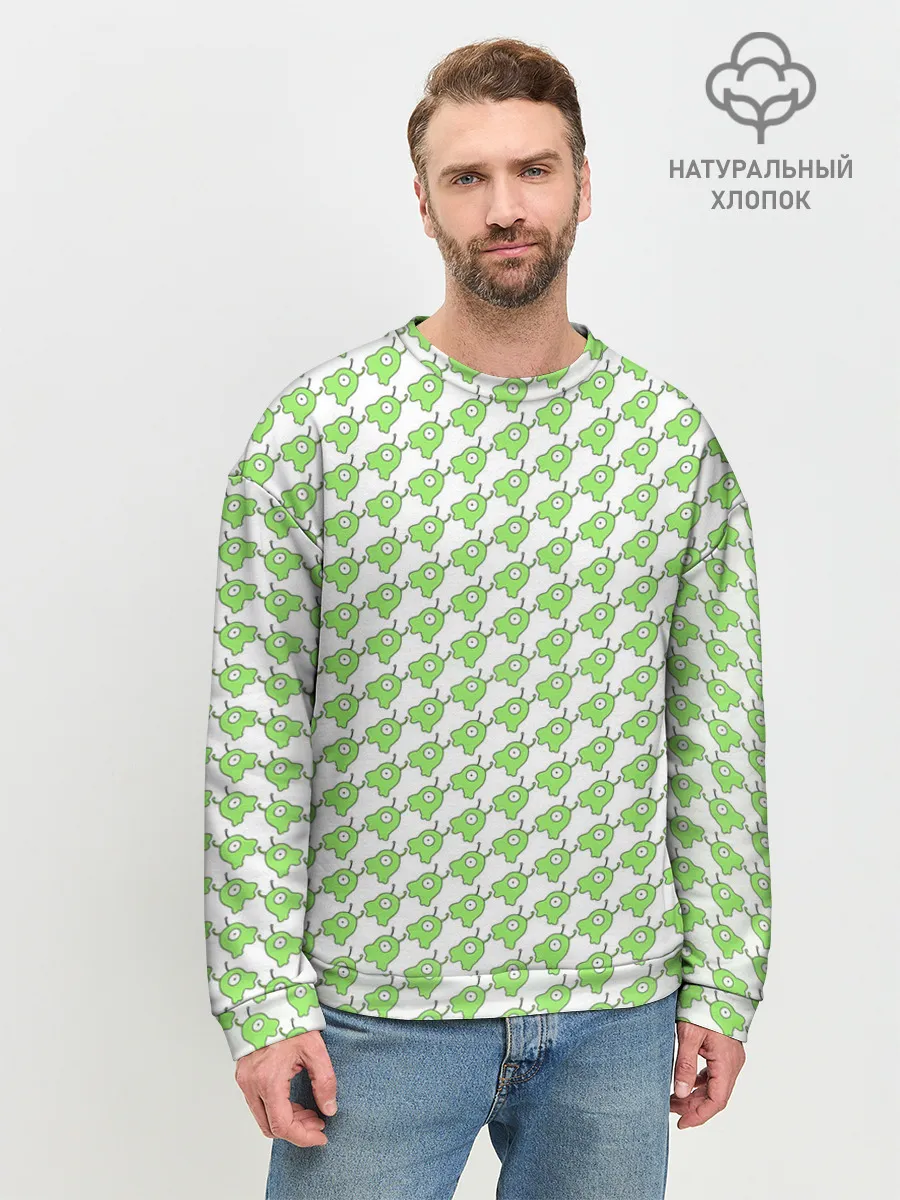 Мужской свитшот базовый / Мозговые слизни