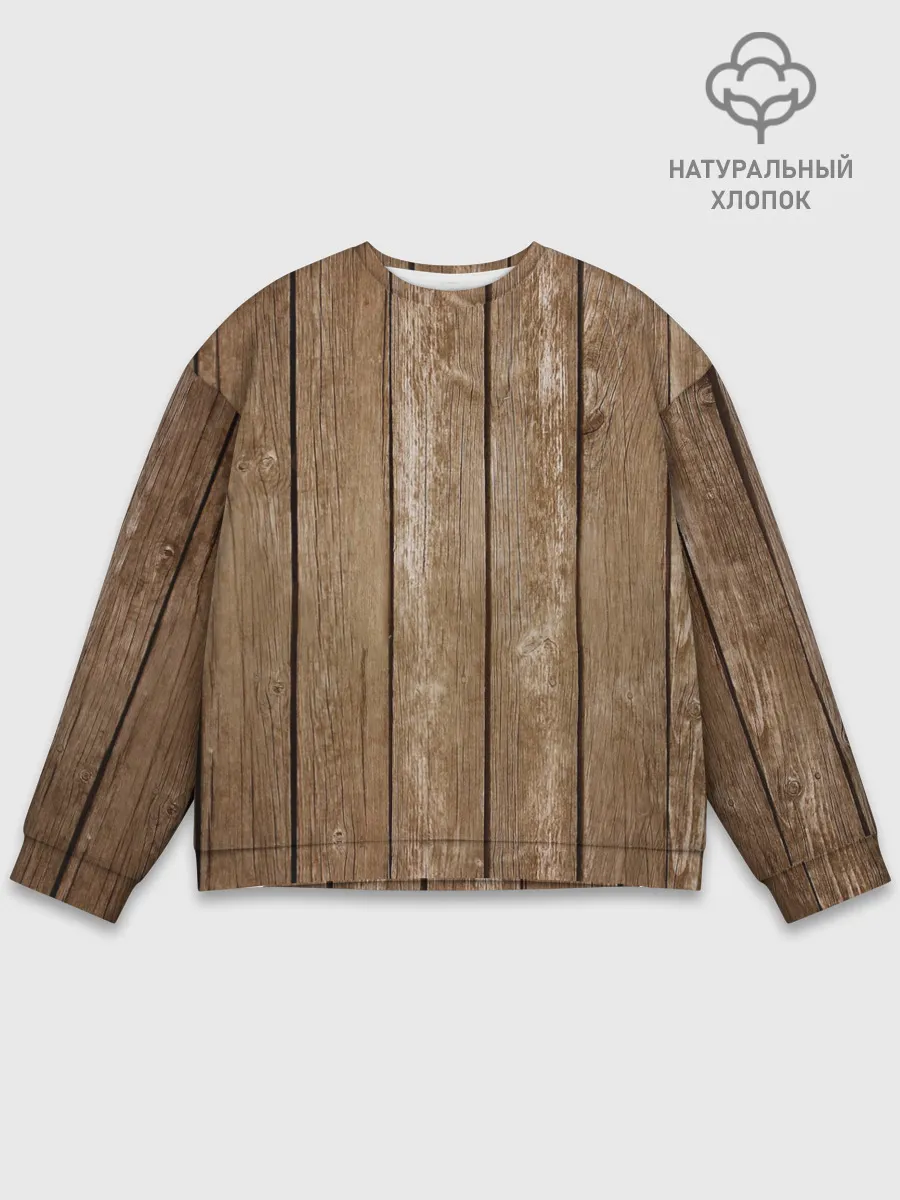 Мужской свитшот базовый / Texture. Wood