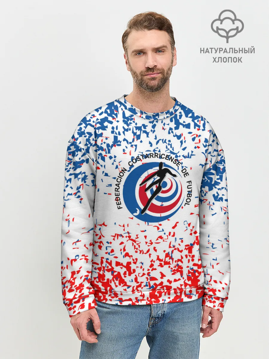 Мужской свитшот базовый / Сборная Коста-Рики