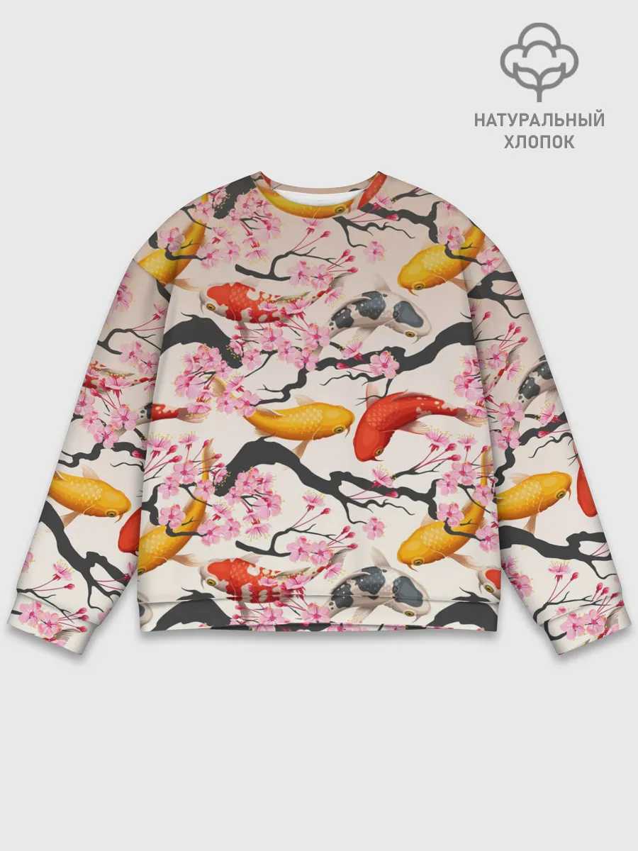 Мужской свитшот базовый / Рыбы