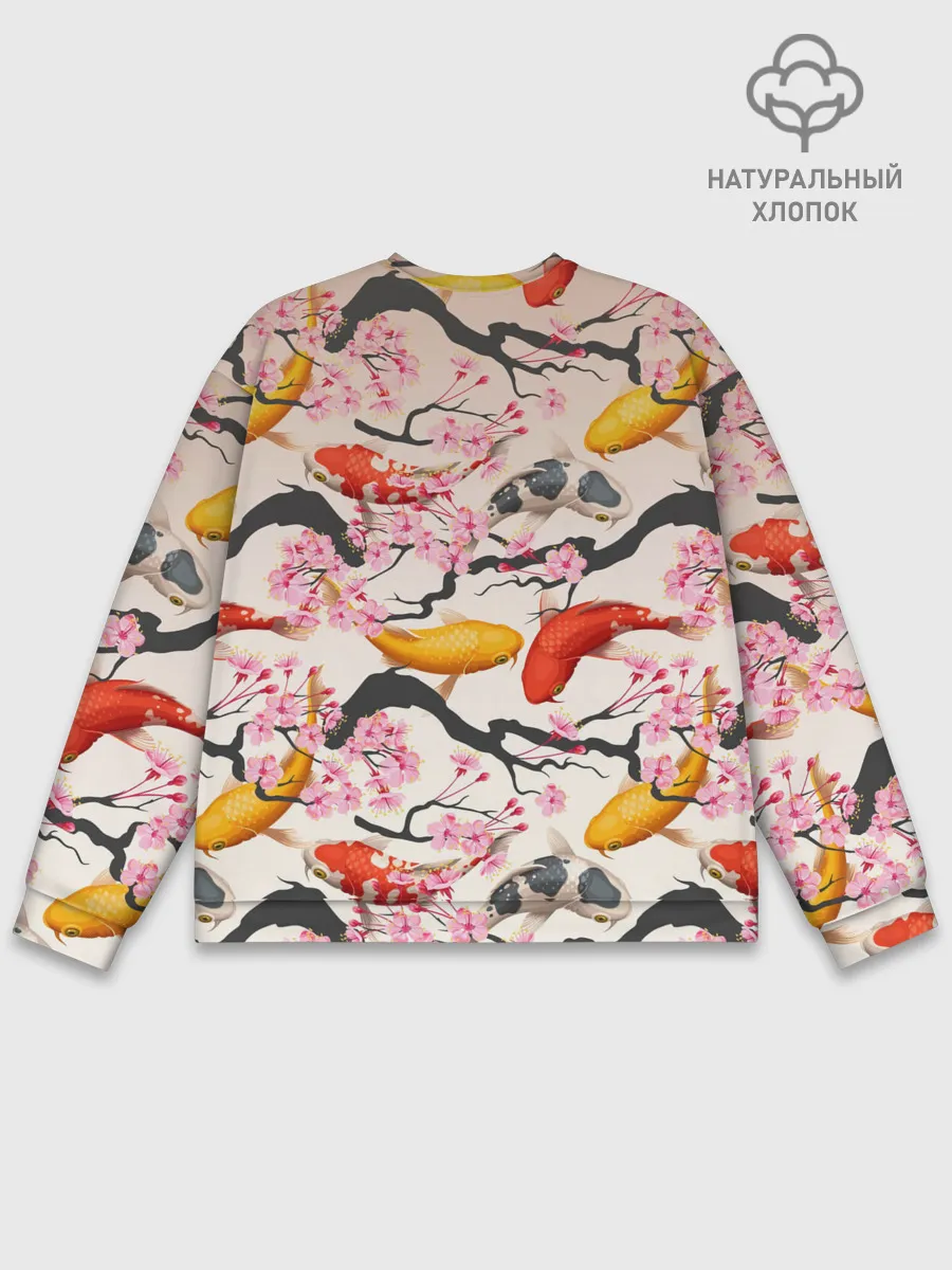 Мужской свитшот базовый / Рыбы