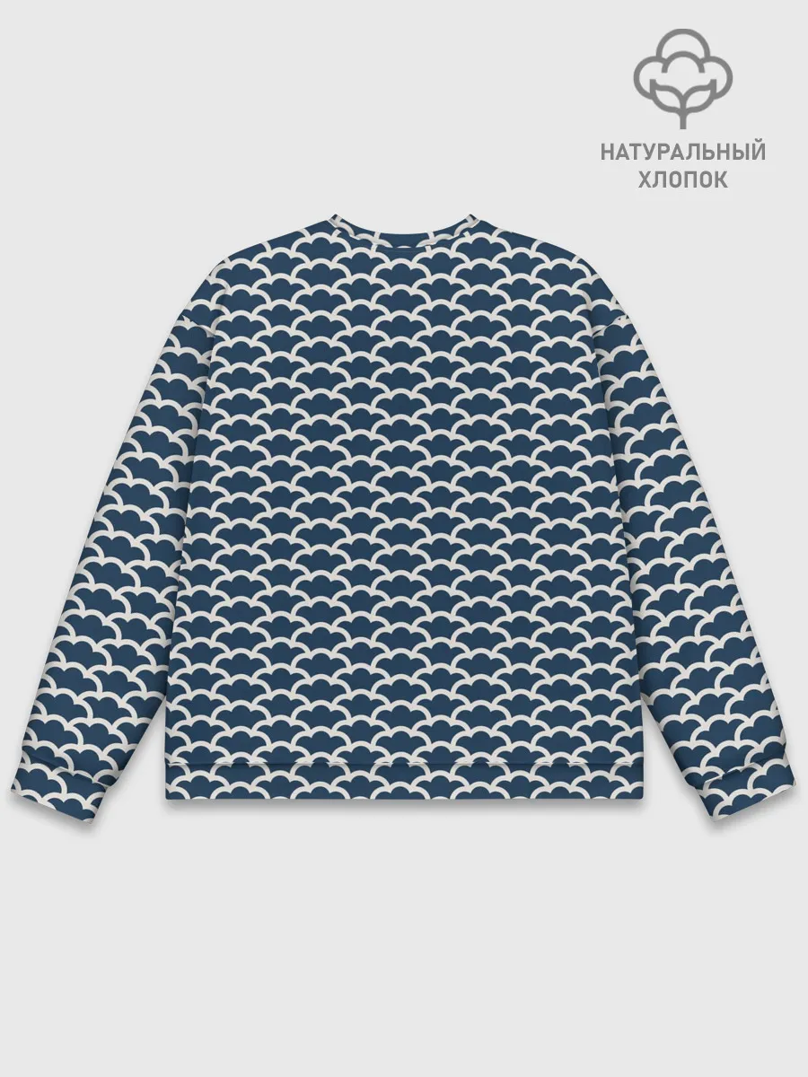 Мужской свитшот базовый / Драконья чешуя