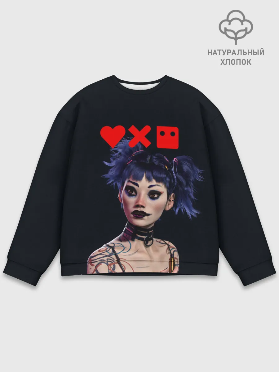 Мужской свитшот базовый / Love, Death and Robots | Lora