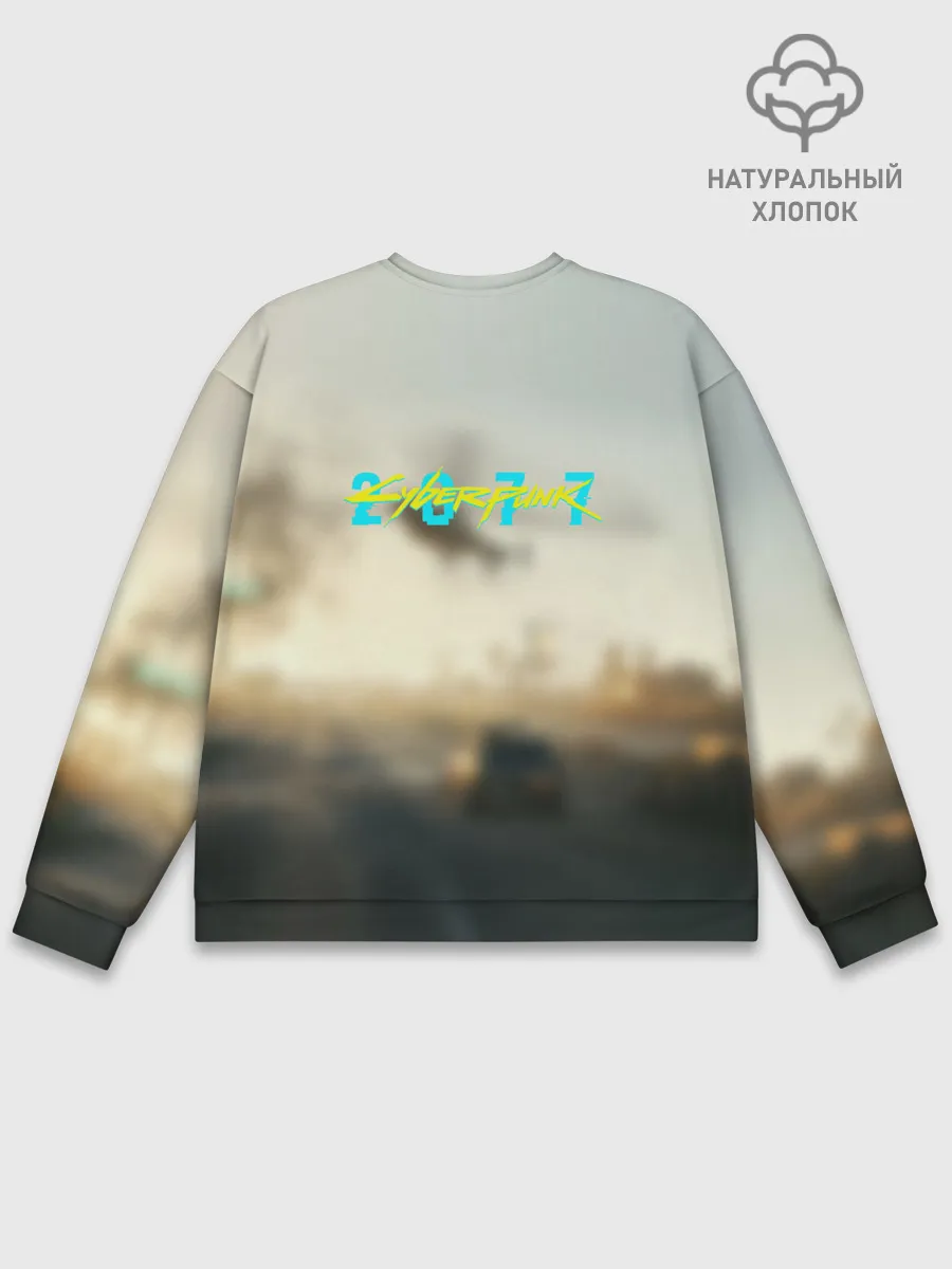 Мужской свитшот базовый / CYBERPUNK 2077 | КИБЕРПАНК