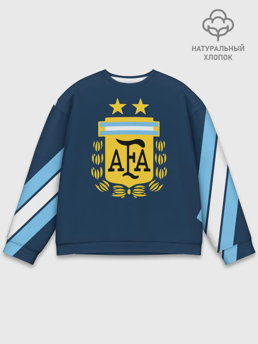 Мужской свитшот базовый / Сборная Аргентины