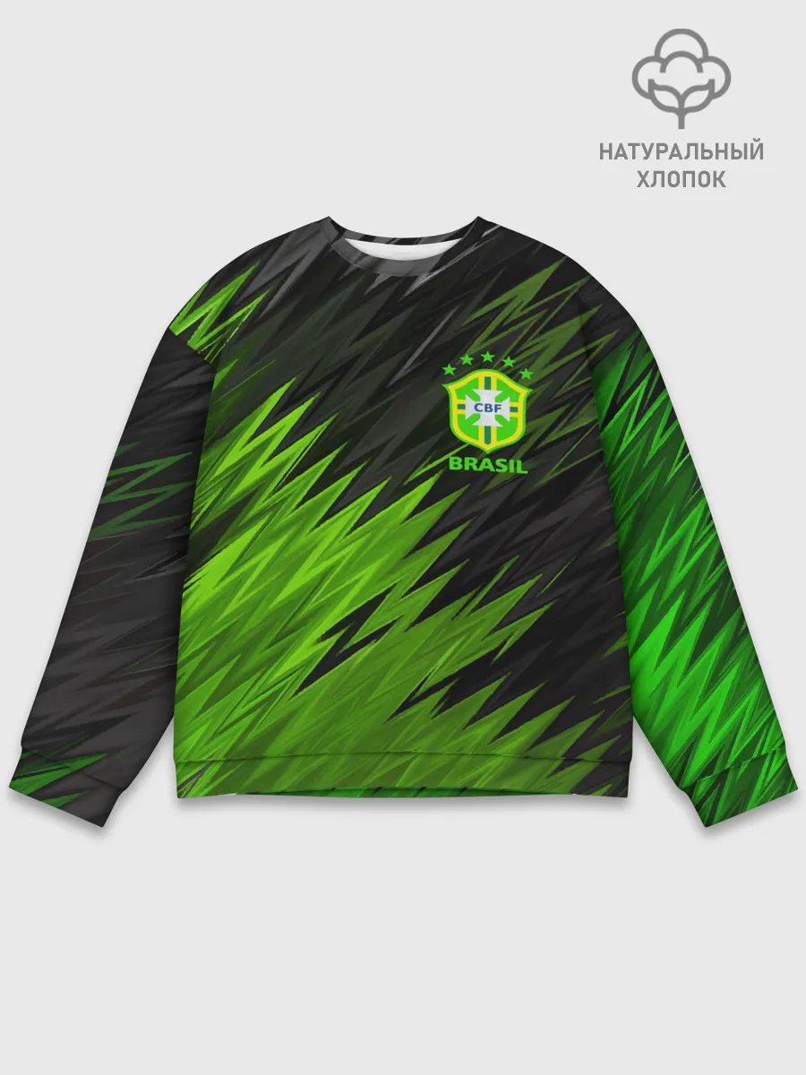 Мужской свитшот базовый / Сборная Бразилии