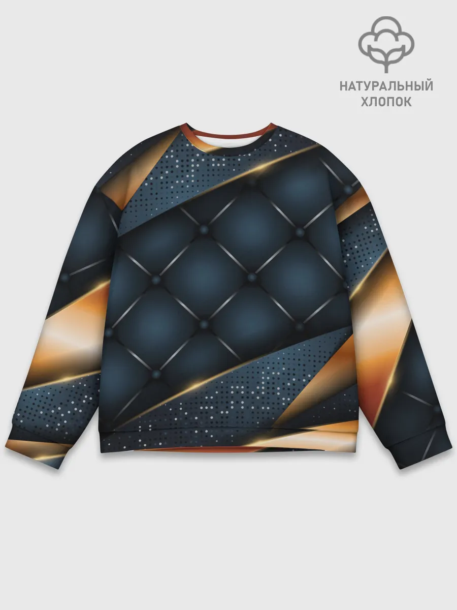 Мужской свитшот базовый / 3D VIP GOLD CORNERS